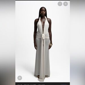 Elegant Cream Maxi Skirt